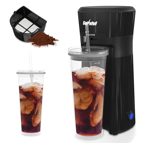 50% Off SUNVIVI 20 Oz Iced Coffee Maker with Code