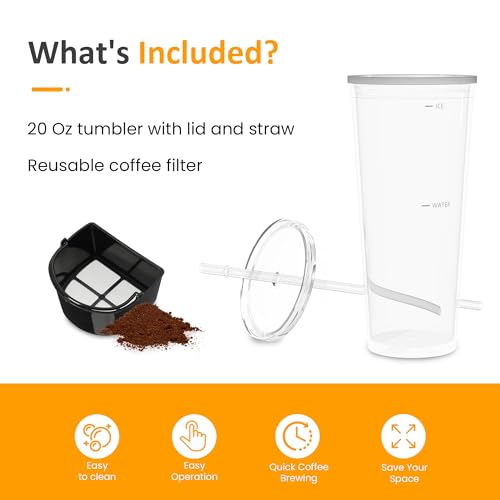 50% Off SUNVIVI 20 Oz Iced Coffee Maker with Code - Image 6
