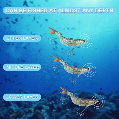 Save 5% on CHSMONB Lifelike Jointed Fishing Lures - Image 5