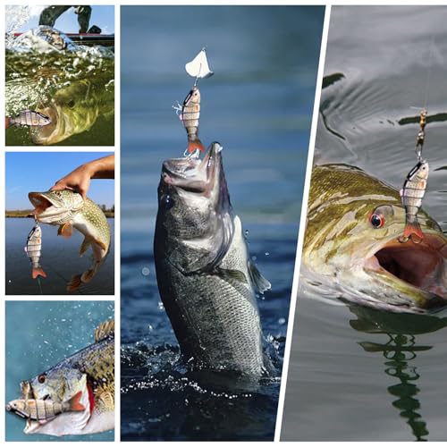 Save 5% on CHSMONB Lifelike Jointed Fishing Lures - Image 7