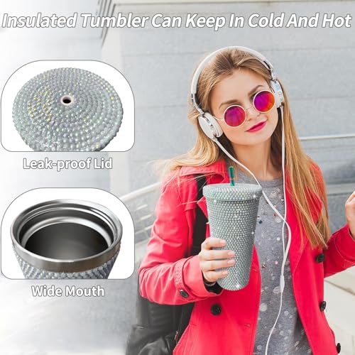 50% Off Bling Rhinestone Tumbler with Code HJJQ22I8 - Image 3
