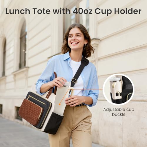 50% Off LOVEVOOK Insulated Lunch Tote with Laptop Compartment - Image 3