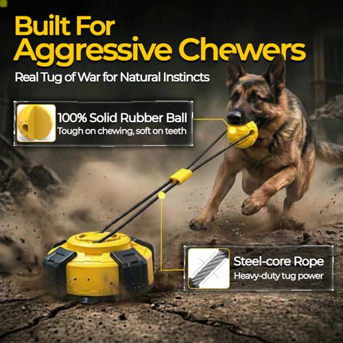 30% Off Interactive Dog Tug Toy with Suction Cup - Image 2