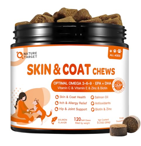 50% Off NATURE TARGET Omega 3 Fish Oil Chews for Dogs - Image 1