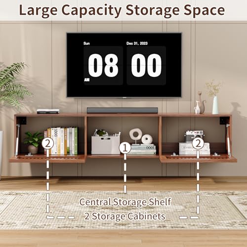 35% Off HOMMPA Floating TV Stand for 55-80" TVs - Image 4