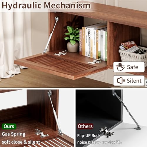 35% Off HOMMPA Floating TV Stand for 55-80" TVs - Image 6