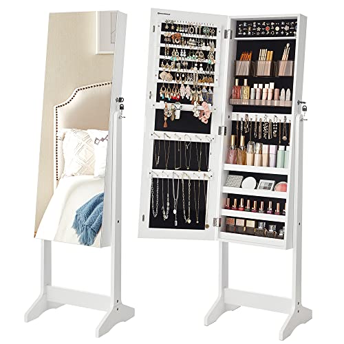 30% Off SONGMICS Jewelry Cabinet with Mirror - Image 1