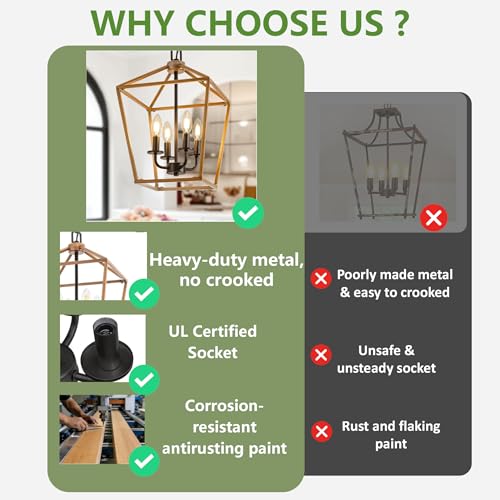 50% Off L LOHAS LED Farmhouse Chandelier with Code - Image 2