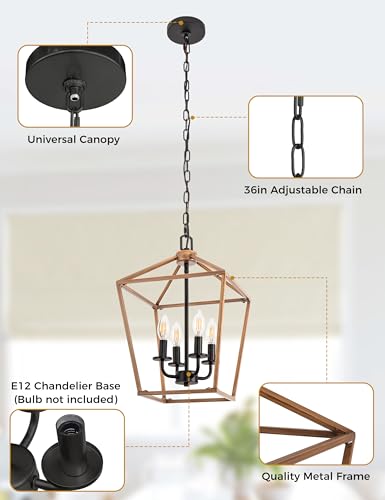 50% Off L LOHAS LED Farmhouse Chandelier with Code - Image 5