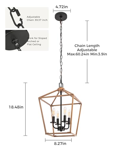 50% Off L LOHAS LED Farmhouse Chandelier with Code - Image 6