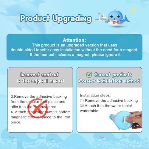 50% Off ZMGM Cordless Water Table Pump for Kids - Image 6