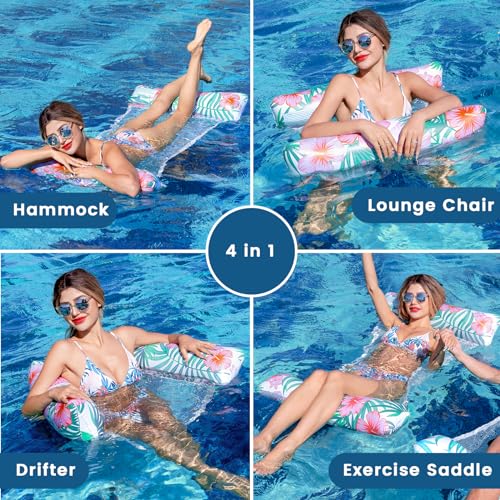 50% Off 2-Pack Inflatable Pool Floats & Hammocks - Image 2