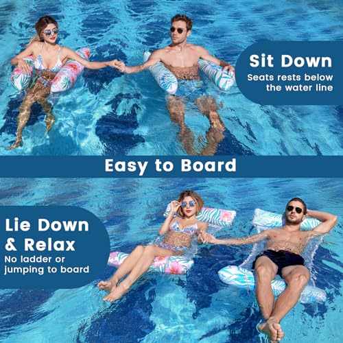 50% Off 2-Pack Inflatable Pool Floats & Hammocks - Image 7