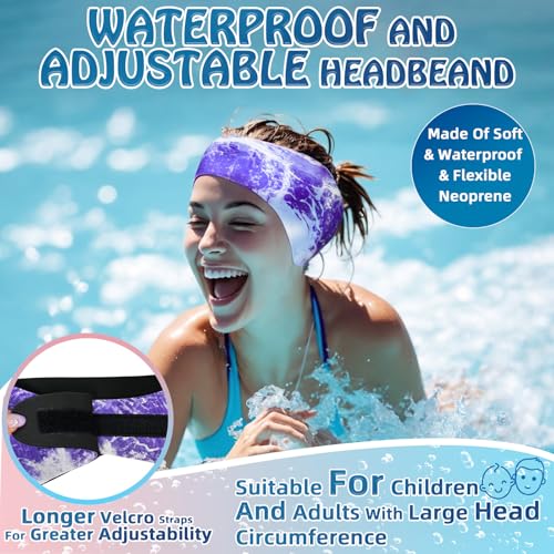 50% Off YUHENGLE Swimming Headband with Waterproof Ear Plugs - Image 3