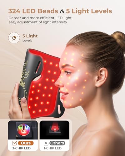 Save 38% on Aurphany LED Light Therapy Mask for Face & Neck - Image 2
