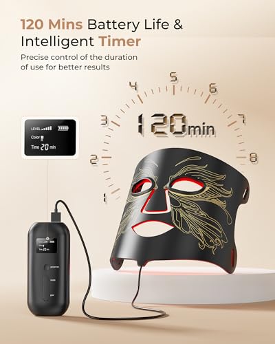 Save 38% on Aurphany LED Light Therapy Mask for Face & Neck - Image 5