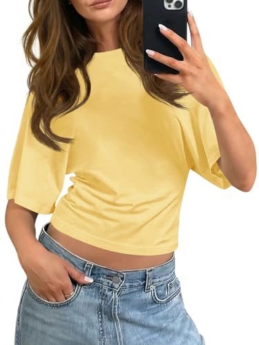 50% Off Tankaneo Women's Summer Crop Tops - Casual Tee Shirts - Image 1