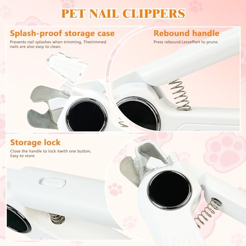 50% Off 2-in-1 Dog Nail Clippers with Light & Digital Display - Image 2