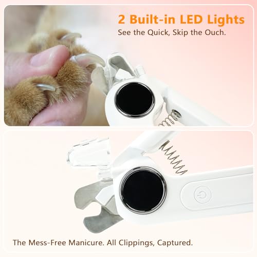50% Off 2-in-1 Dog Nail Clippers with Light & Digital Display - Image 3