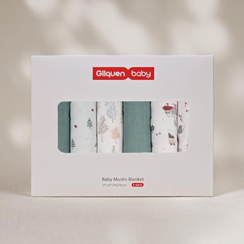 40% Off GLLQUEN BABY 6-Pack Muslin Swaddle Blankets - Image 6