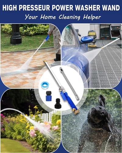 High Pressure Garden Hose Nozzle with Flexible Wand - Image 7