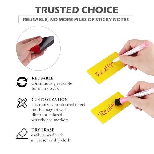 50% Off Realth Dry Erase Magnetic Labels - 40 Pack - Image 5