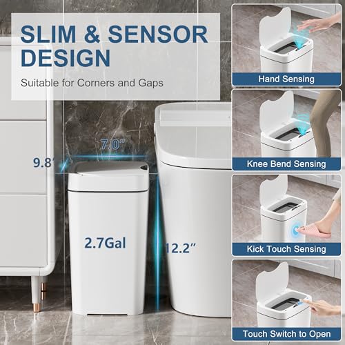 Save 25% on Vanpopubs 2-Pack Touchless Trash Cans - Image 3