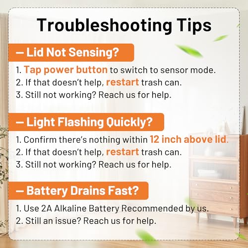 Save 25% on Vanpopubs 2-Pack Touchless Trash Cans - Image 4