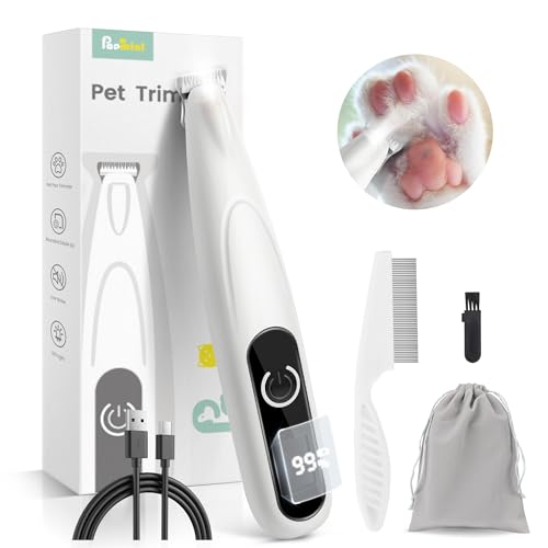 50% Off PAPMINI Ultra-Quiet Dog Grooming Kit with LED Display - Image 1