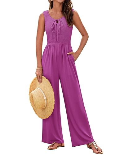 30% Off GRACE KARIN Women's Bow Tie Jumpsuit with Pockets