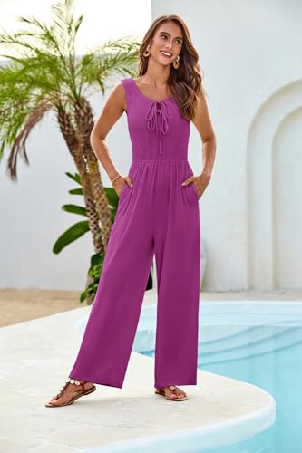 30% Off GRACE KARIN Women's Bow Tie Jumpsuit with Pockets - Image 2