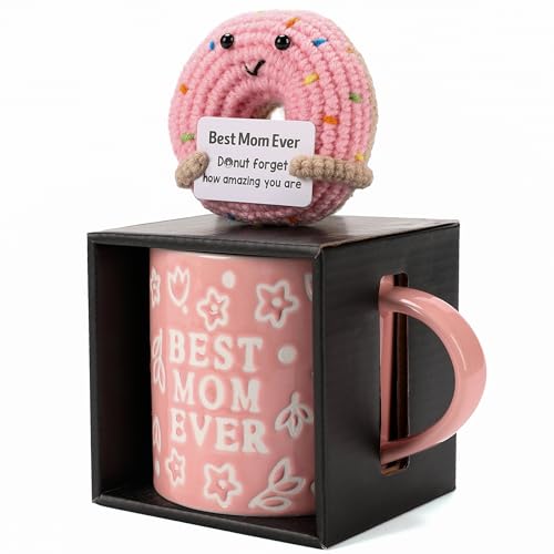 50% Off Mother's Day Gift Set with Mug & Crochet Donut - Image 1