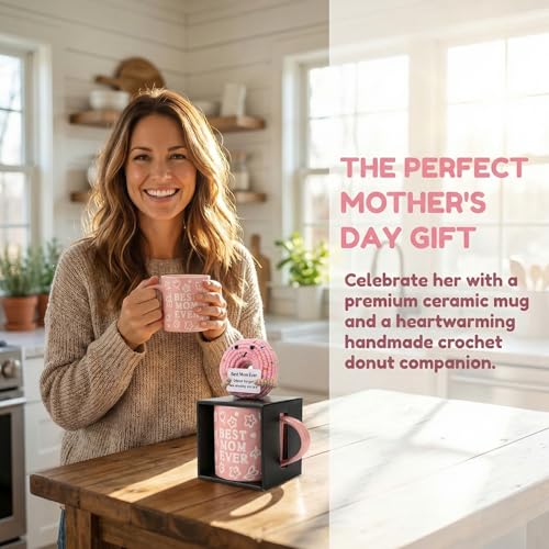 50% Off Mother's Day Gift Set with Mug & Crochet Donut - Image 2