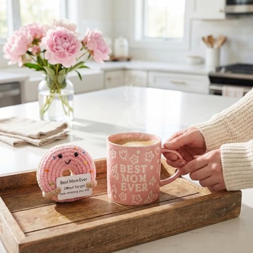 50% Off Mother's Day Gift Set with Mug & Crochet Donut - Image 4