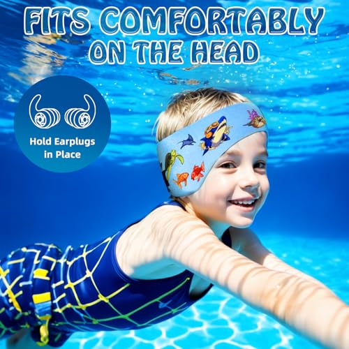 50% Off Swimming Headband for Kids with Ear Plugs - Image 2