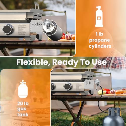 50% Off COWSAR 2-Burner Portable Tabletop Grill - Image 5