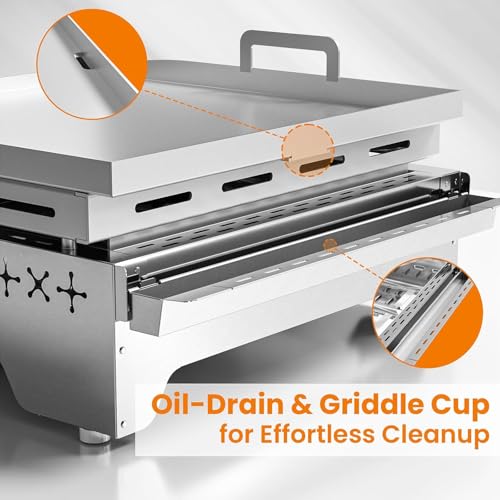 50% Off COWSAR 2-Burner Portable Tabletop Grill - Image 6