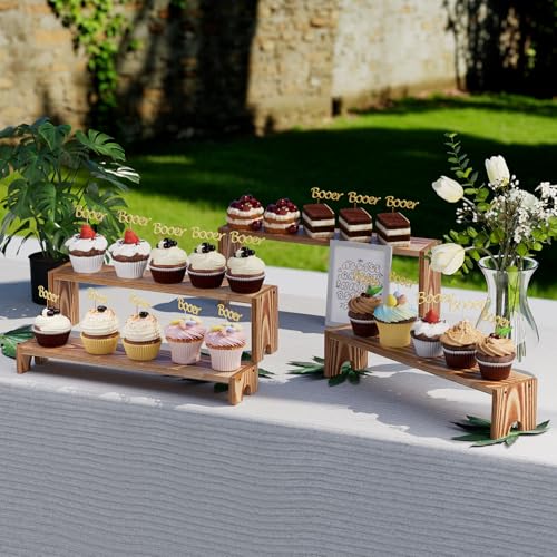 40% Off Wooden Tiered Display Stands - 2 Sets for $26.65 - Image 2