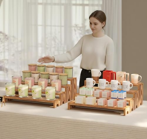 40% Off Wooden Tiered Display Stands - 2 Sets for $26.65 - Image 4