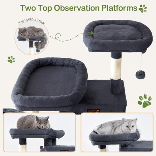 45% Off Large Cat Tree Tower with Code OLLVGXPP - Image 2