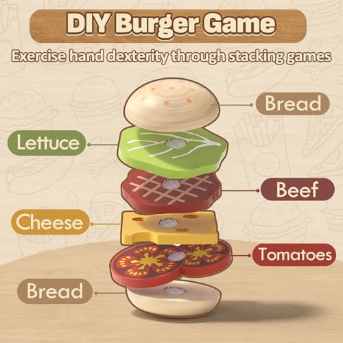 50% Off Lehoo Castle Wooden Play Food Set for Kids - Image 4