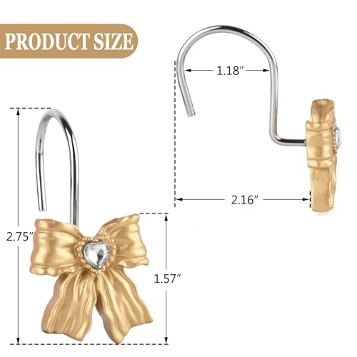 50% Off Gold Bow Shower Curtain Hooks - Use Code 3X9EY3RH - Image 3