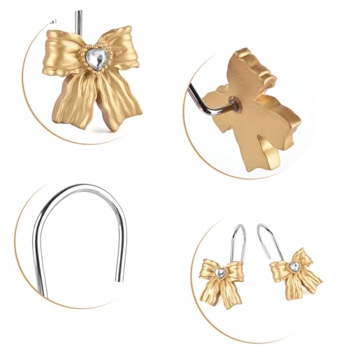 50% Off Gold Bow Shower Curtain Hooks - Use Code 3X9EY3RH - Image 5