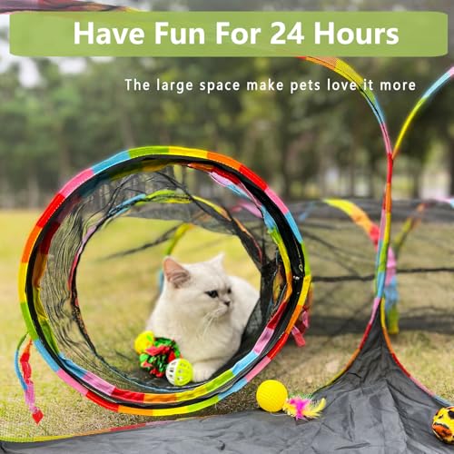 Save 14% on Portable Outdoor Cat Enclosure & Tunnel Playpen - Image 2