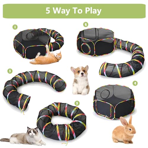 Save 14% on Portable Outdoor Cat Enclosure & Tunnel Playpen - Image 6