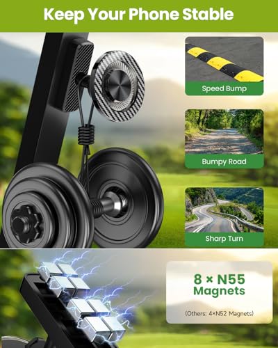 50% Off Magnetic Golf Cart Phone Holder - Secure Mount - Image 5