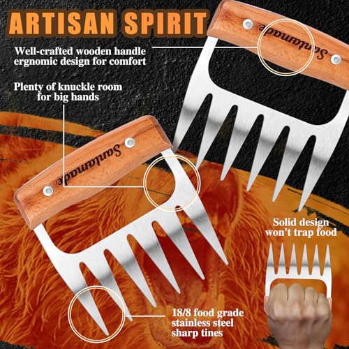 50% Off Stainless Steel Meat Shredder Claws with Code - Image 3