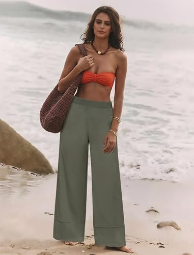 57% Off DLOODA Women's Wide Leg Linen Beach Pants - Image 6