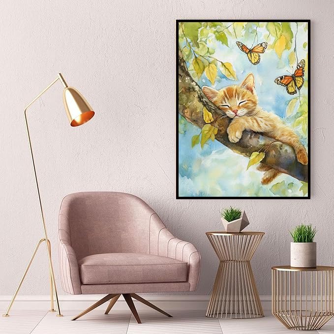 50% Off Ekuxom Cat Diamond Art Kit for Adults - Image 5