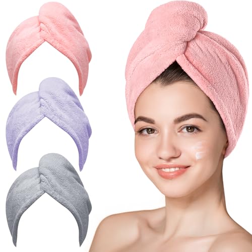 Save 58% on Hicober Microfiber Hair Towels (3-Pack) - Image 1